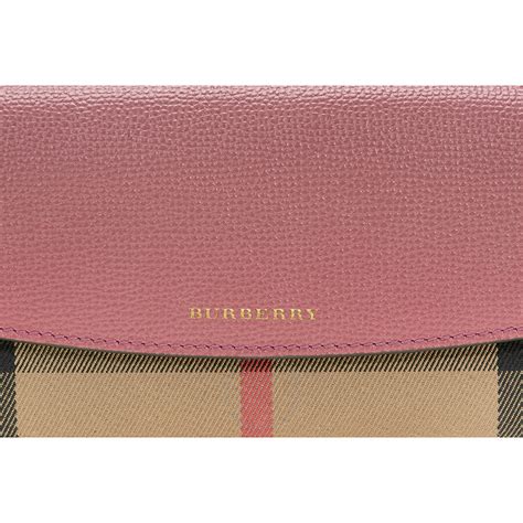 burberry textured leather continental wallet pink|authentic burberry wallet.